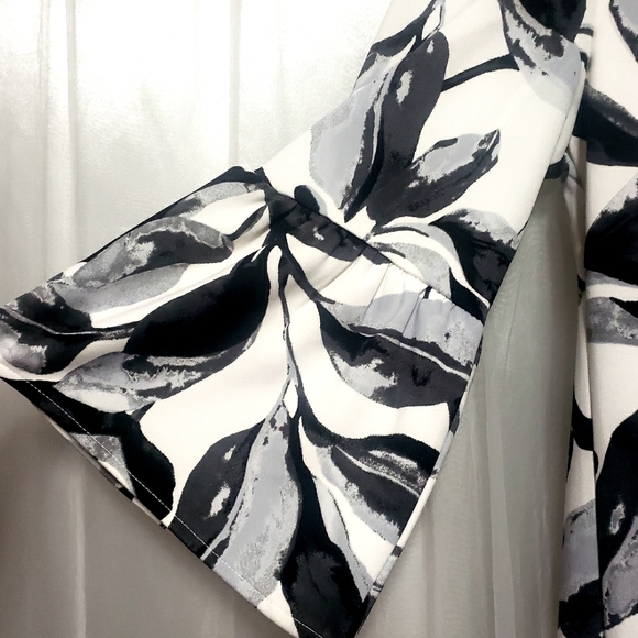 Alfani NWT Sz 6 Luxe Jungle Botanical Print Dress - Picture 9 of 12